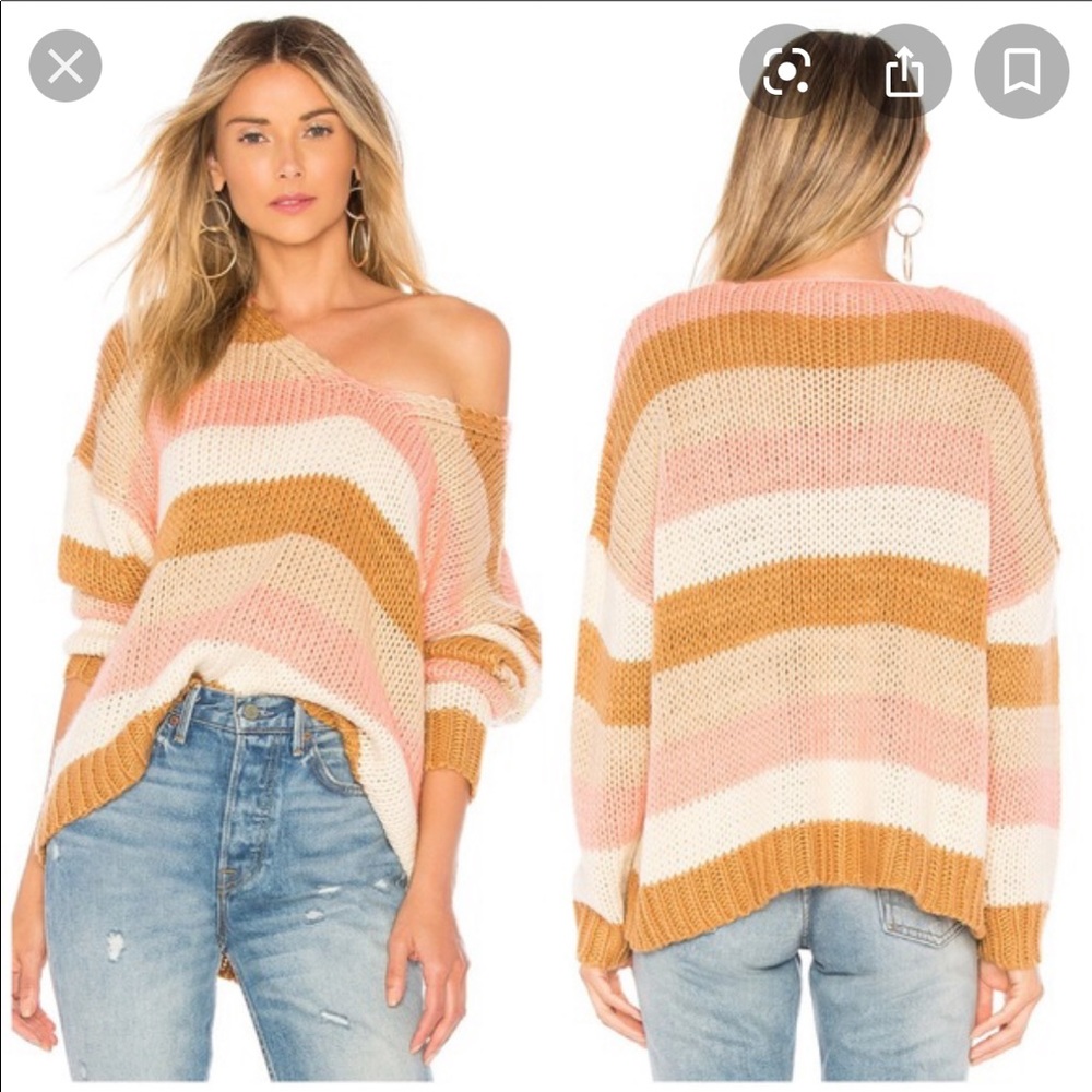 Tularosa Kate Striped knit sweater XS